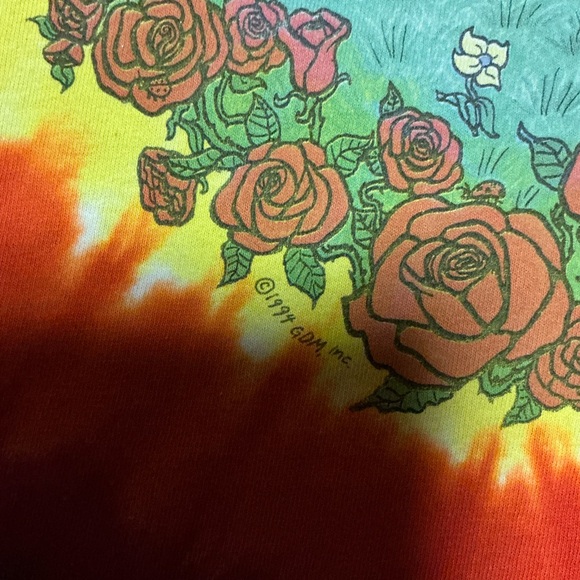Vintage Y2K Grateful Dead Tie Dye Tour Bus Graphic T-Shirt - Picture 3 of 9